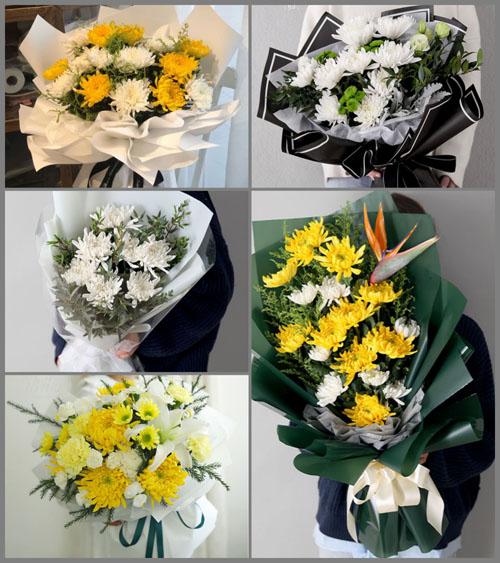 福建泉州晋江市东石镇洪塘村白事花束代送